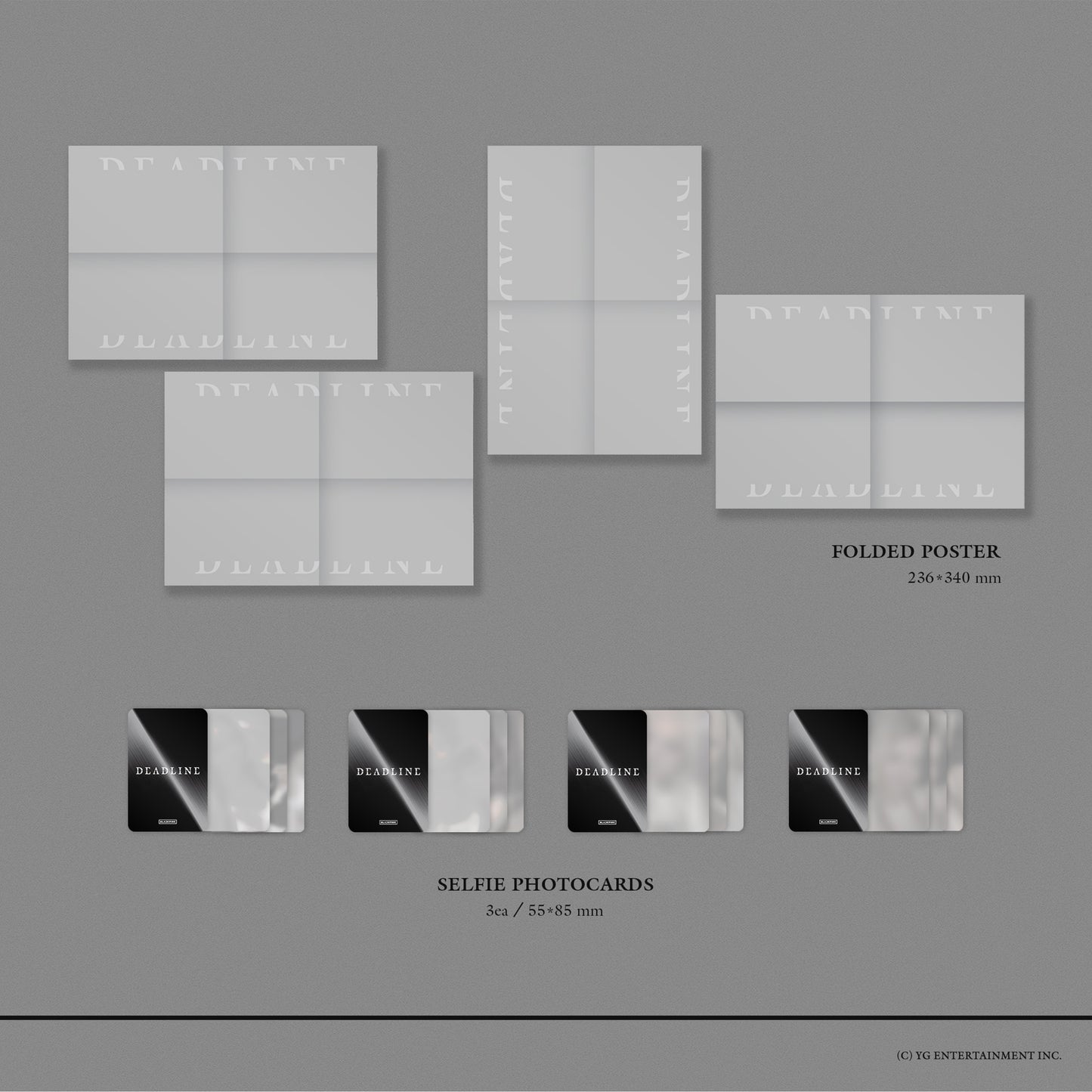 BLACKPINK - BLACKPINK 3rd MINI ALBUM [DEADLINE] (SILVER Ver._ROSÉ) [CD EP]