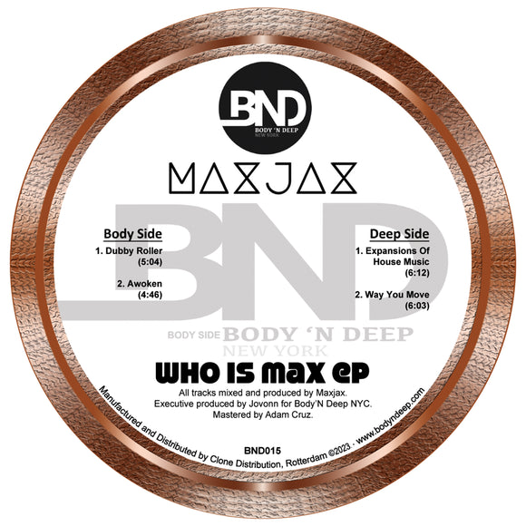 MAXJAX - Who is Max EP