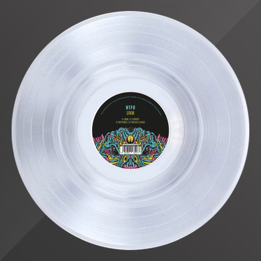 NTFO - UNM (2 VINYL ONLY TRACKS // 180G VINYL), LTD COPIES // CRYSTAL CLEAR VINYL // PRINTED KRAFT