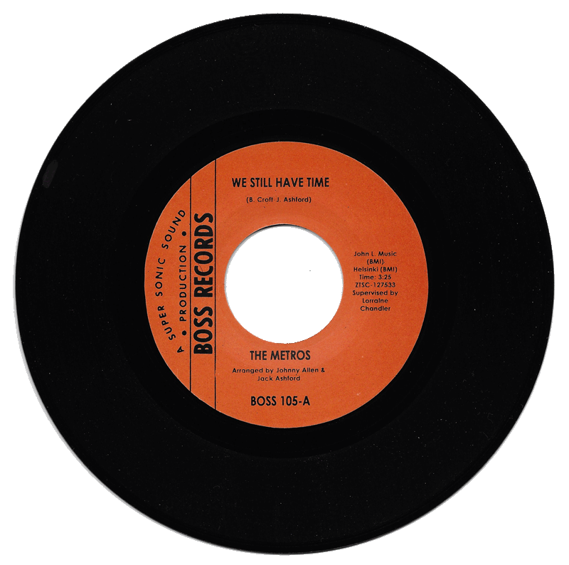 THE METROS - WE STILL HAVE TIME / PUSH A LITTLE HARDER [7" Vinyl]