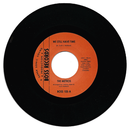 THE METROS - WE STILL HAVE TIME / PUSH A LITTLE HARDER [7" Vinyl]
