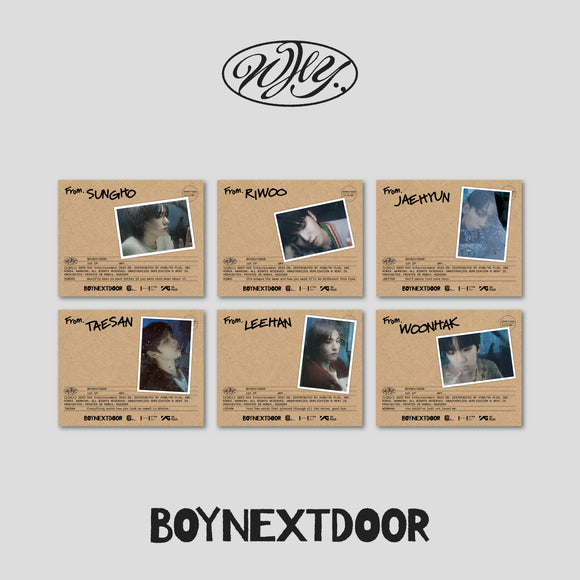 BOYNEXTDOOR - WHY.. [Compact Version - LETTER ver.] (CD Box)