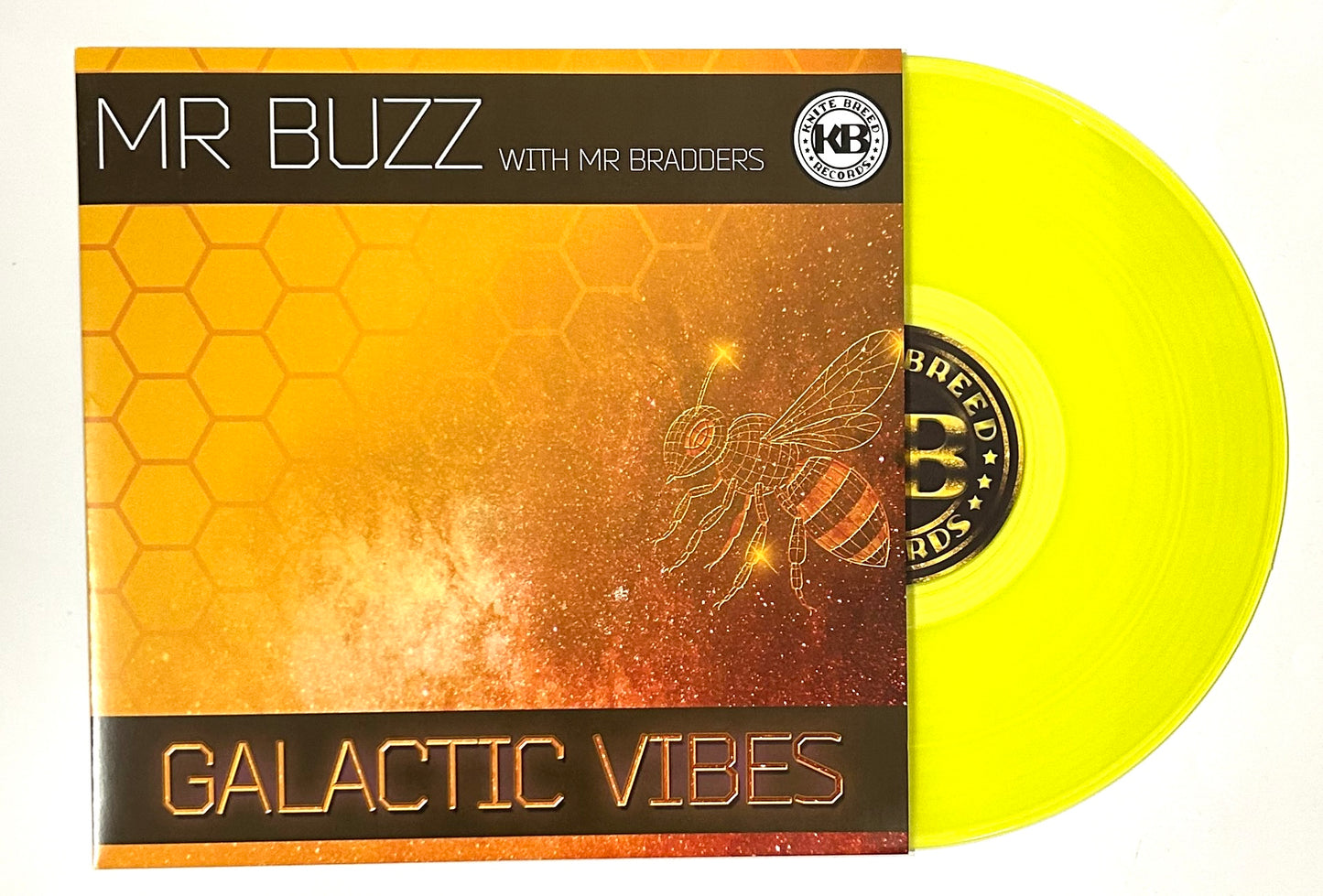 Mr Buzz With Mr Bradders - The Galactic Vibes EP (Yellow Vinyl Version)