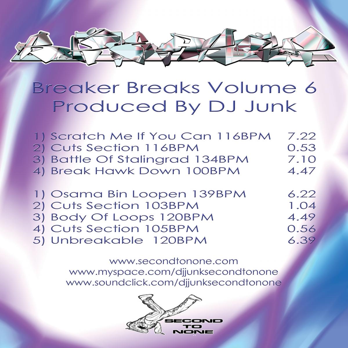 DJ Junk - Breaker Breaks Vol. 6 [printed sleeve]