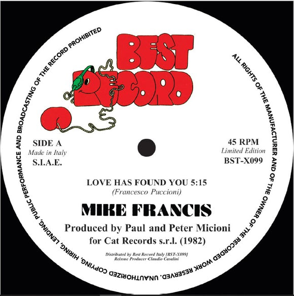 Mike Francis - Love Has Found You / Nightime Lady
