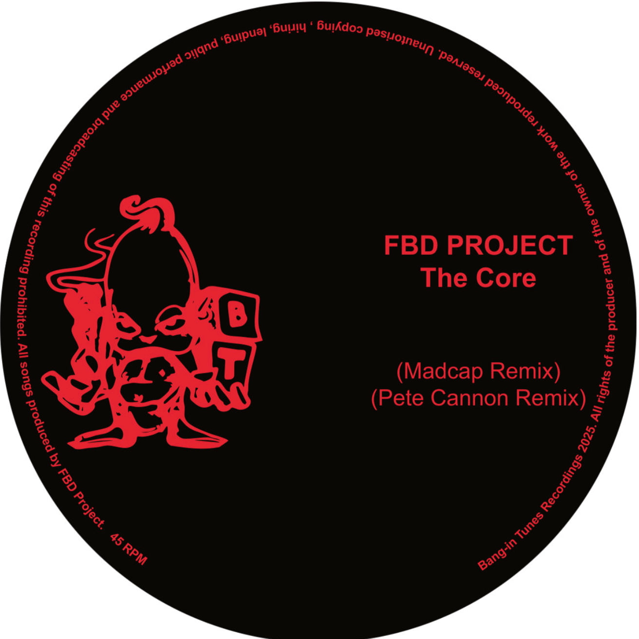 FBD Project - The Remixes 2025 (Red Smoked / Pop Up Sleeve) (2x12" Vinyl)