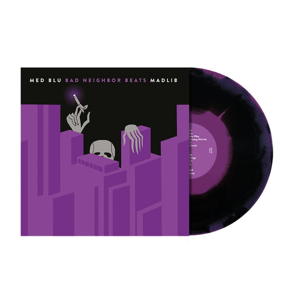 Med, Blu, Madlib - Bad Neighbor Beats [Special Edition Instrumentals] (Purple/Black Swirl LP)