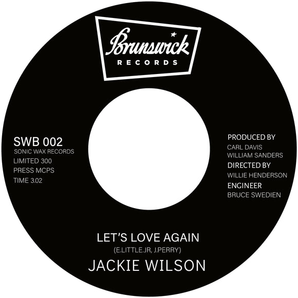 Jackie Wilson - Lets Love Again [One Sided 7” Single]