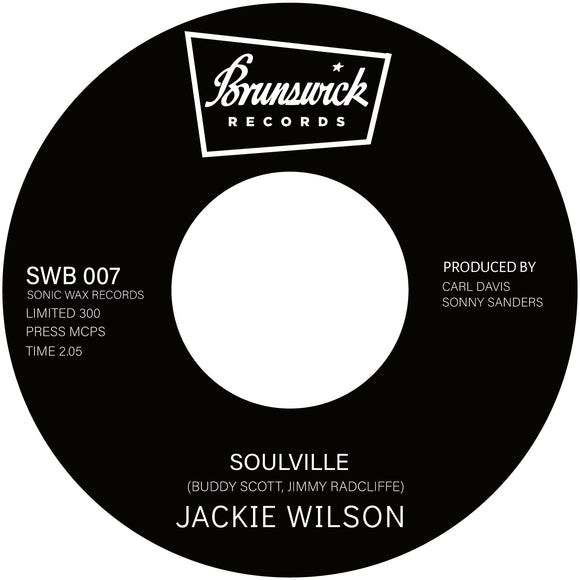 Jackie Wilson - Soulville [One Sided 7” Single]