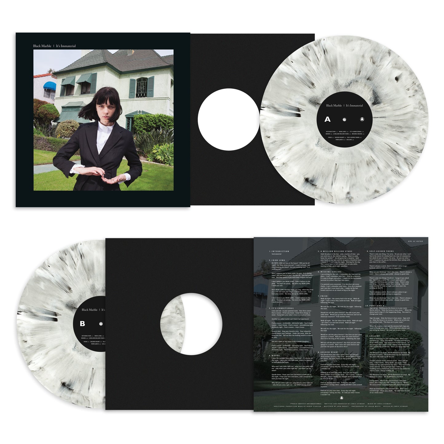 Black Marble - it's Immaterial (10th Anniversary Edition) [Marbled Black Vinyl]