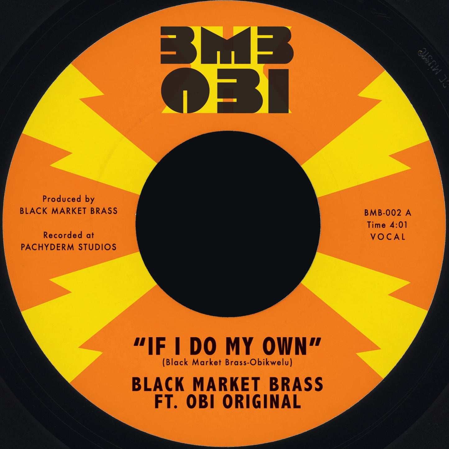 Black Market Brass - If I Do My Own / I No Be (Colonizer) [7" Single Random Colour]