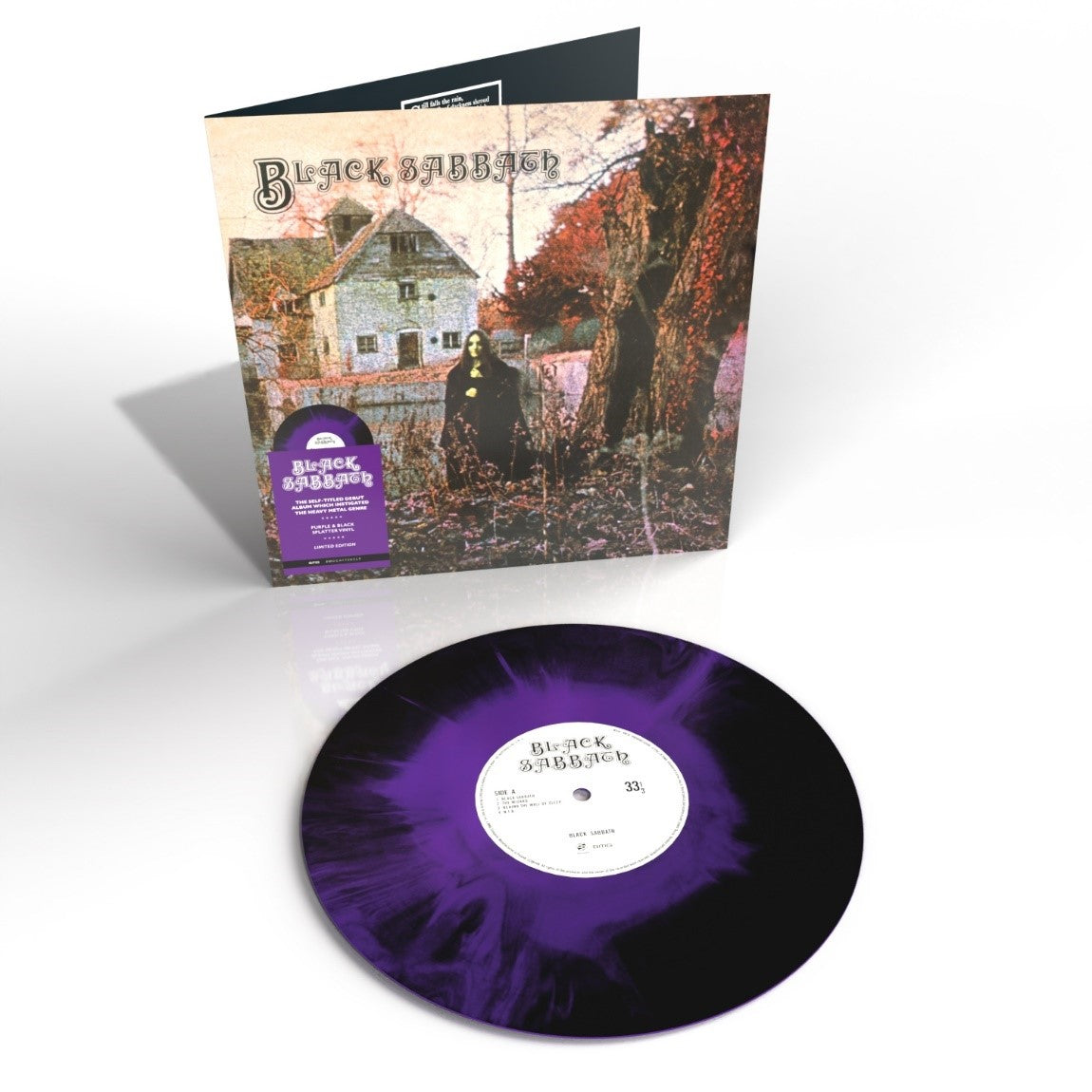 Black Sabbath - Black Sabbath (Limited Black & Purple Splatter Vinyl – National Album Day)