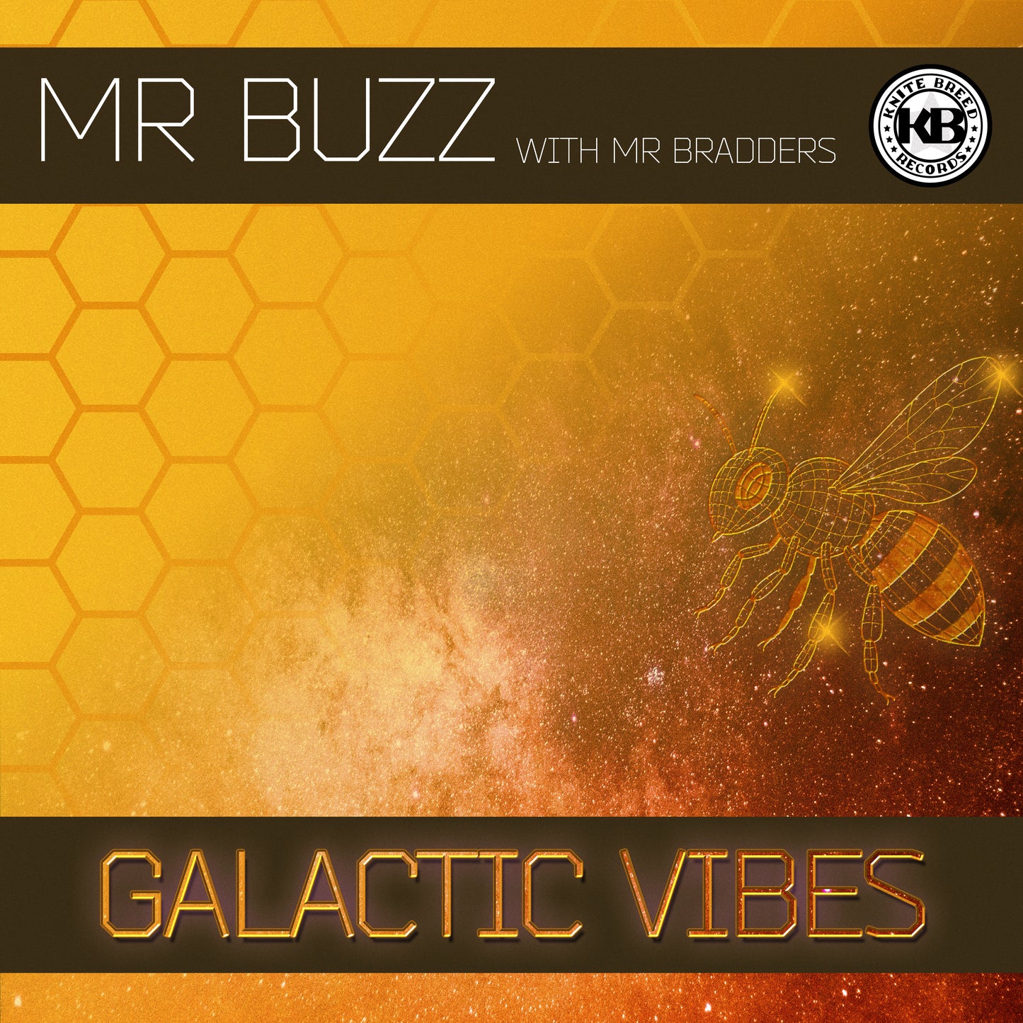 Mr Buzz With Mr Bradders - The Galactic Vibes EP (Yellow Vinyl Version)