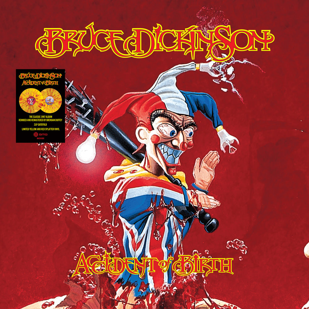 Bruce Dickinson - Accident of Birth (2026 Remix) [2LP Yellow & Red Splatter - LIMITED EDITION]