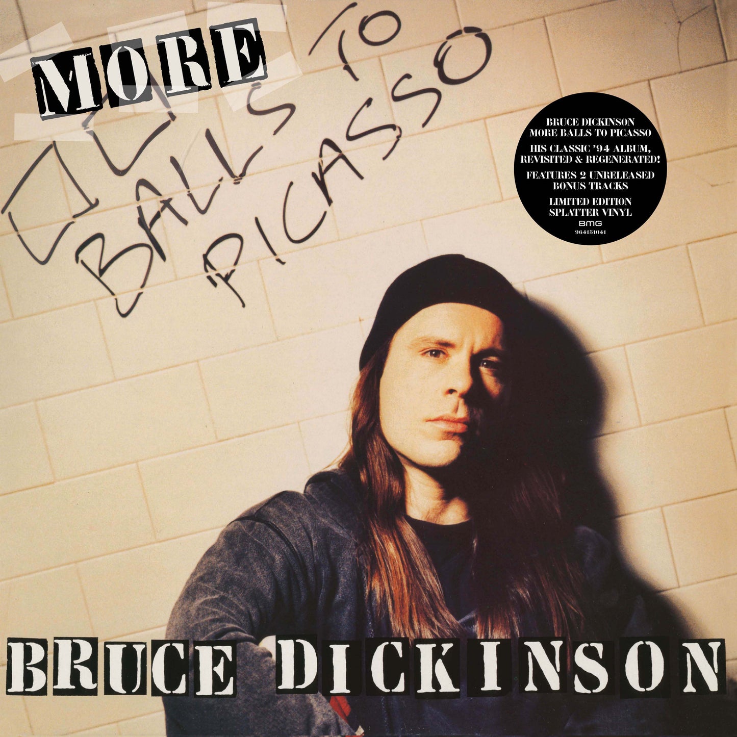 Bruce Dickinson - More Balls To Picasso [Clear, white & blue splatter] (ONE PER PERSON)
