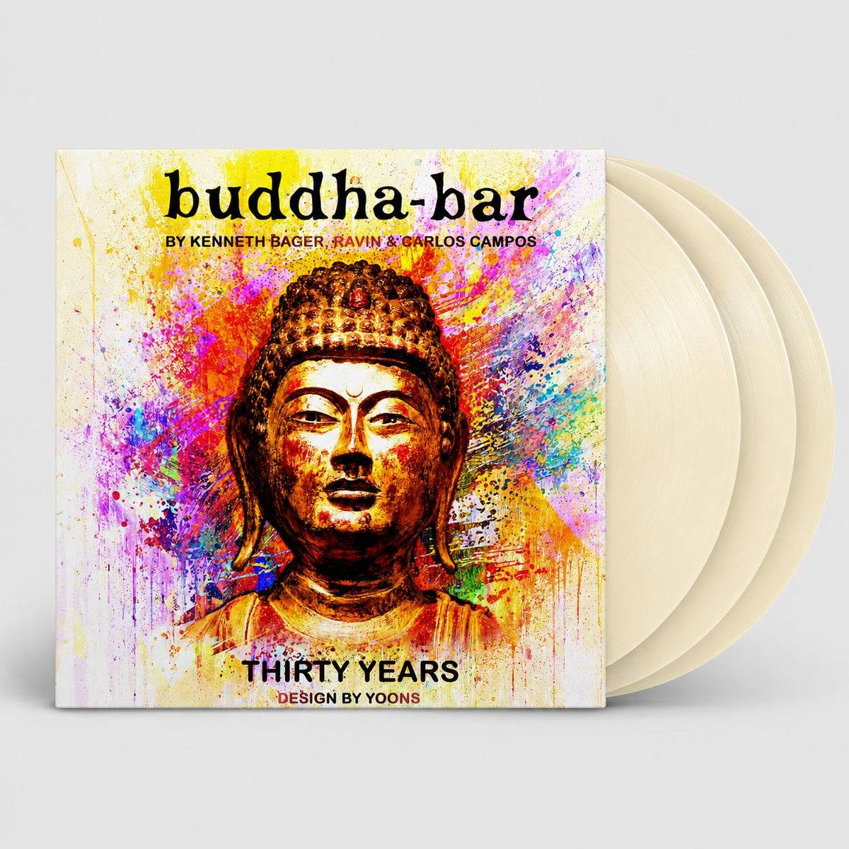 Buddha Bar - Thirty Years by Ravin, Kenneth Bager & Carlos Campos [3LP Cream vinyl]
