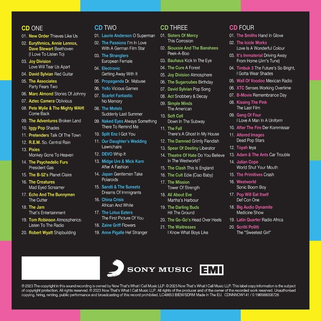 VARIOUS ARTISTS - NOW - 80s Alternative [4CD]