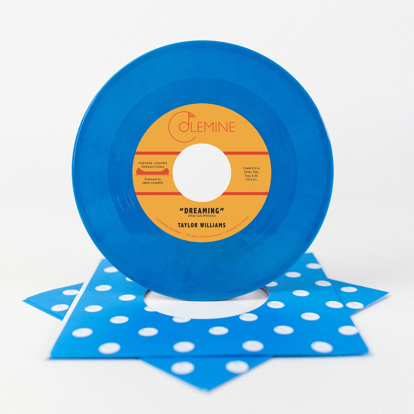 Taylor Williams - Dreaming / What About Me? [Blue 7" Vinyl]