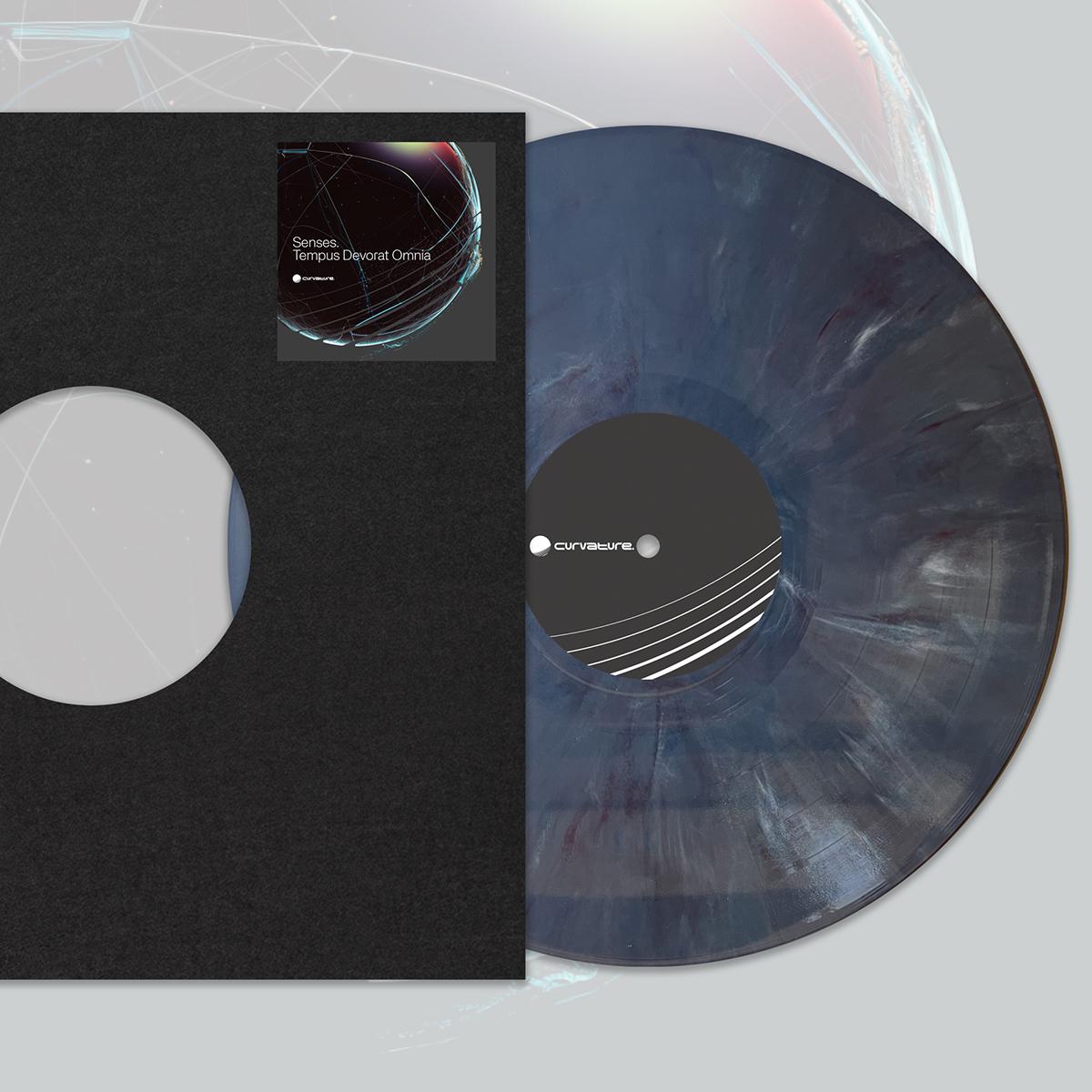 Senses - Tempus Devorat Omnia [blue marbled vinyl / stickered sleeve]