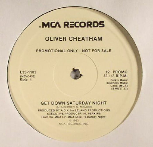 OLIVER CHEATHAM - Get Down Saturday Night