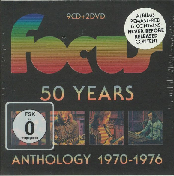 Focus - 50 Years Anthology 1970-1976 (9CD/2DVD/Boxset)