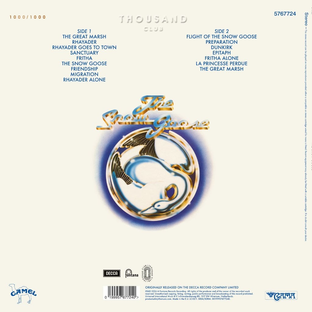 Camel - The Snow Goose (The Thousand Club) [Limited LP]