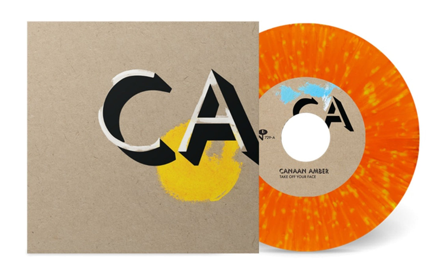 Canaan Amber - Take Off Your Face [7" Amber Splatter]