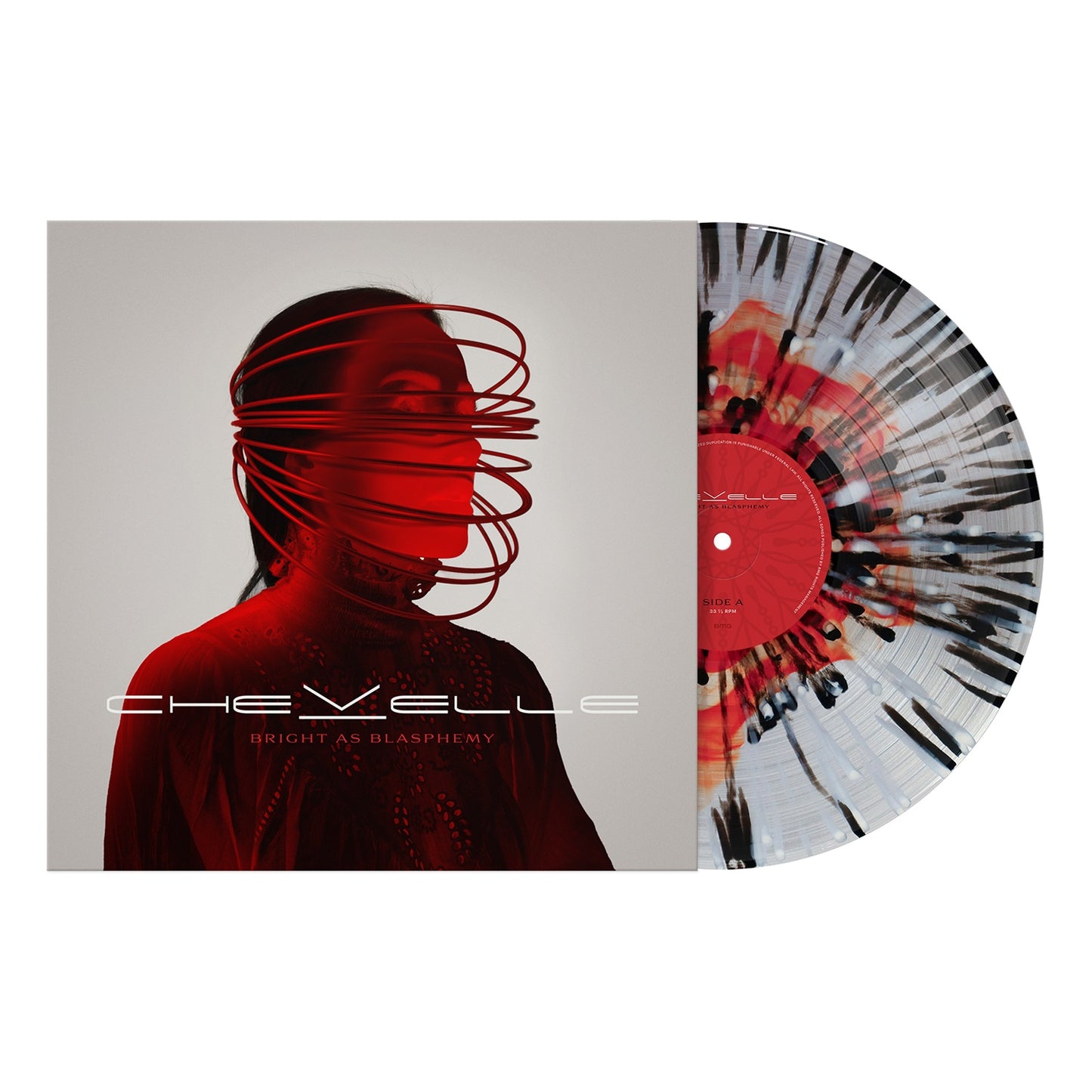 Chevelle - Bright As Blasphemy [LP Specialists Only - Ruby / Clear Color w/ White & Black Splatter]