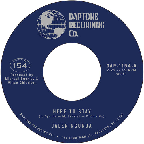 JALEN NGONDA - HERE TO STAY b/w IF YOU DON’T WANT MY LOVE [7" Vinyl]