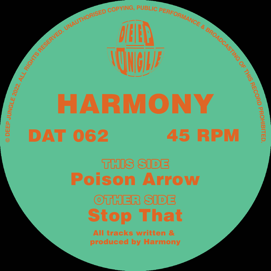 Harmony - Stop That/Poison Arrow EP