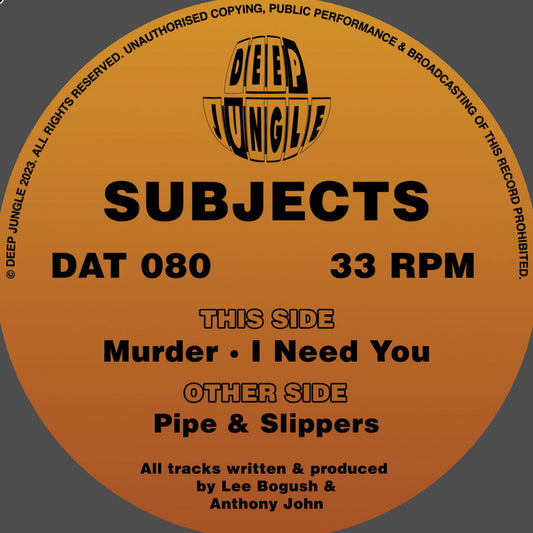 Subjects - Pipe & Slippers EP