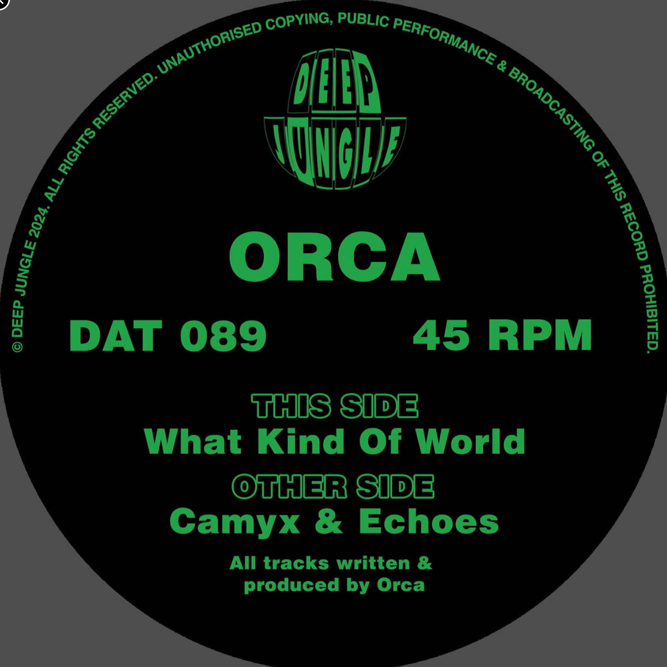 Orca - What Kind of World EP