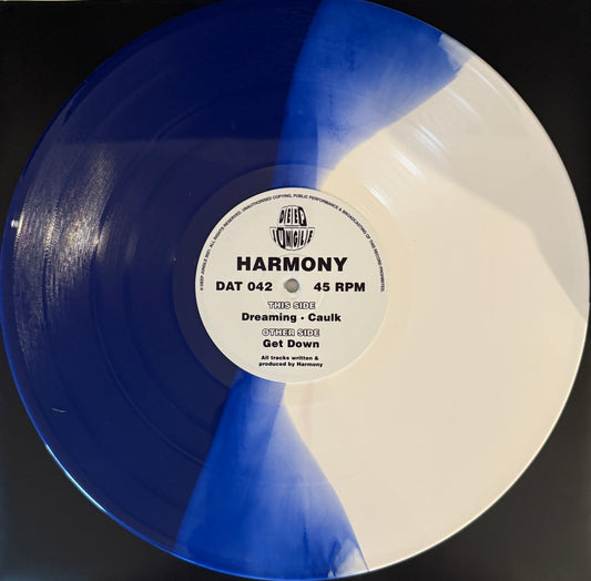 Harmony - Get Down / Dreaming / Caulk (Blue And White Half And Half Colour Vinyl)