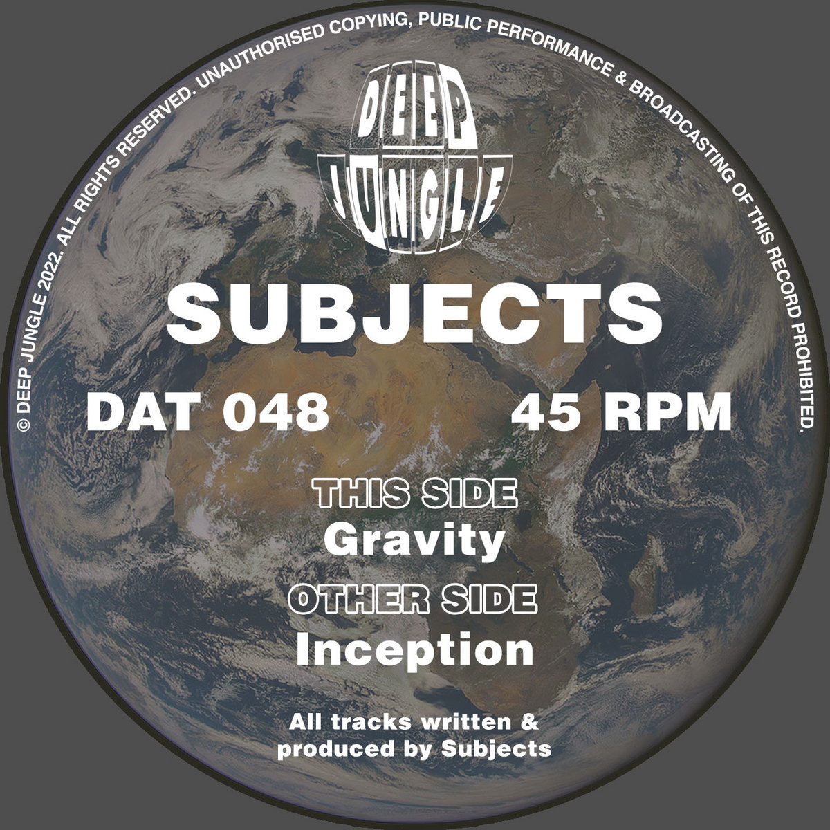 Subjects - Inception / Gravity (Grey And Blue Special Edition)