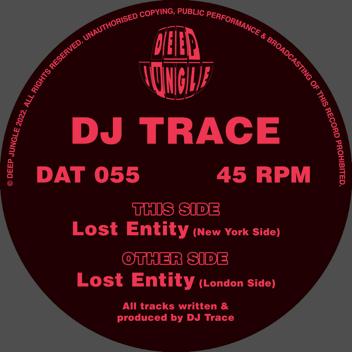 DJ Trace - Lost Entity EP
