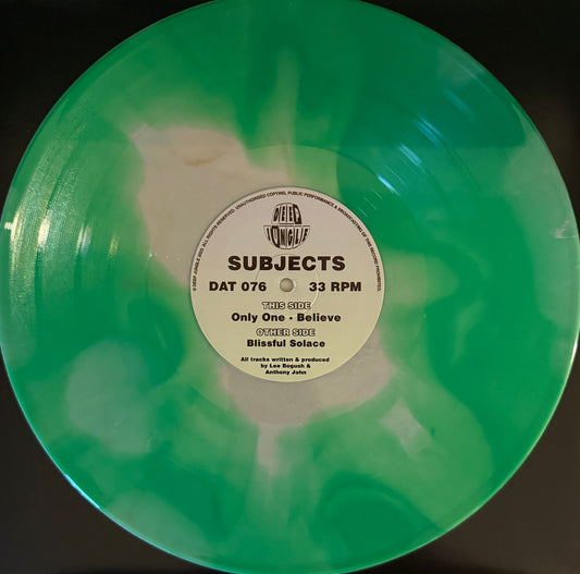 Subjects - Blissful Solace / Only One / Believe (Green And White Donut Special Edition)