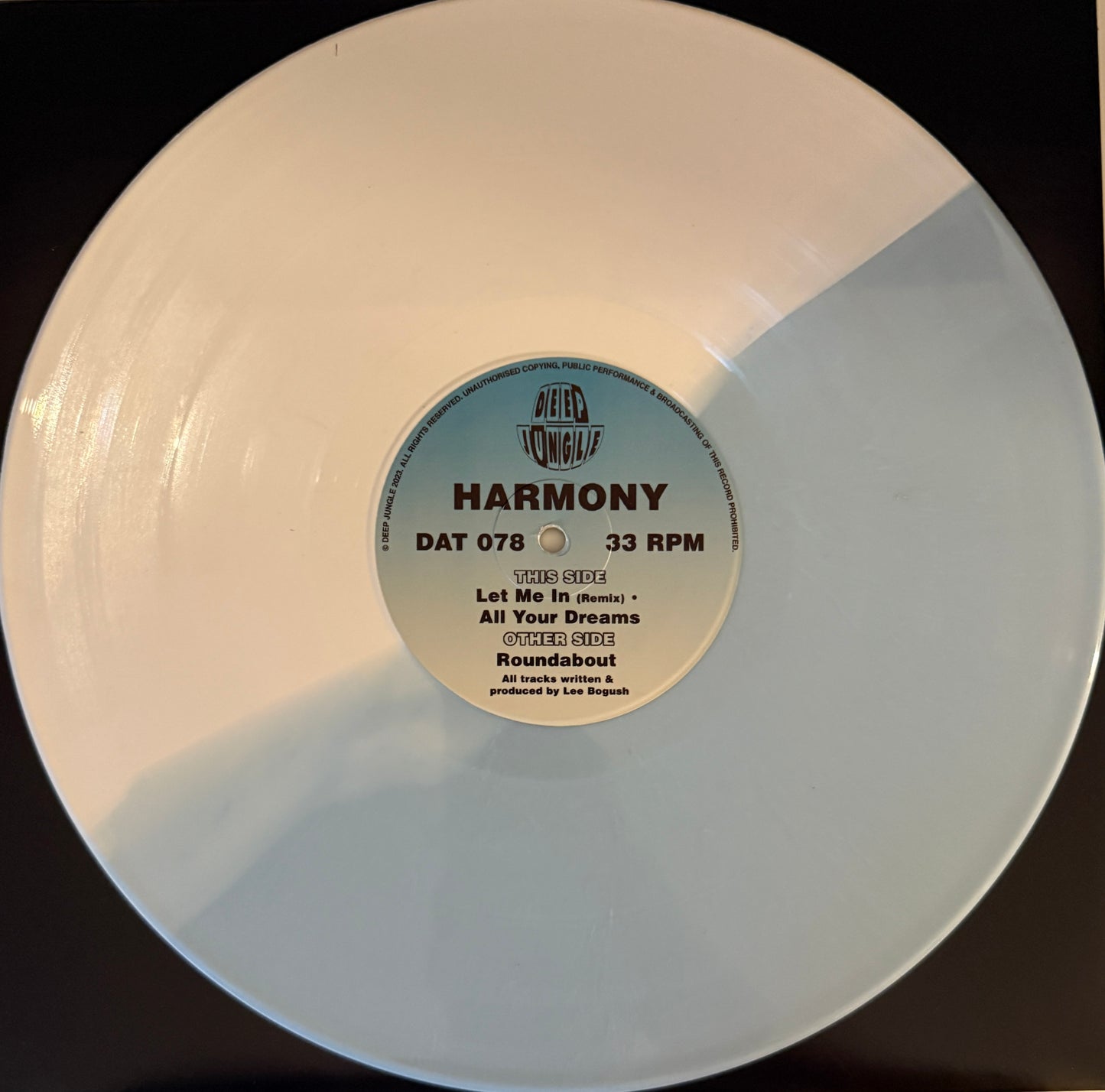 Harmony - Roundabout EP (Blue & White Half & Half Special Vinyl)