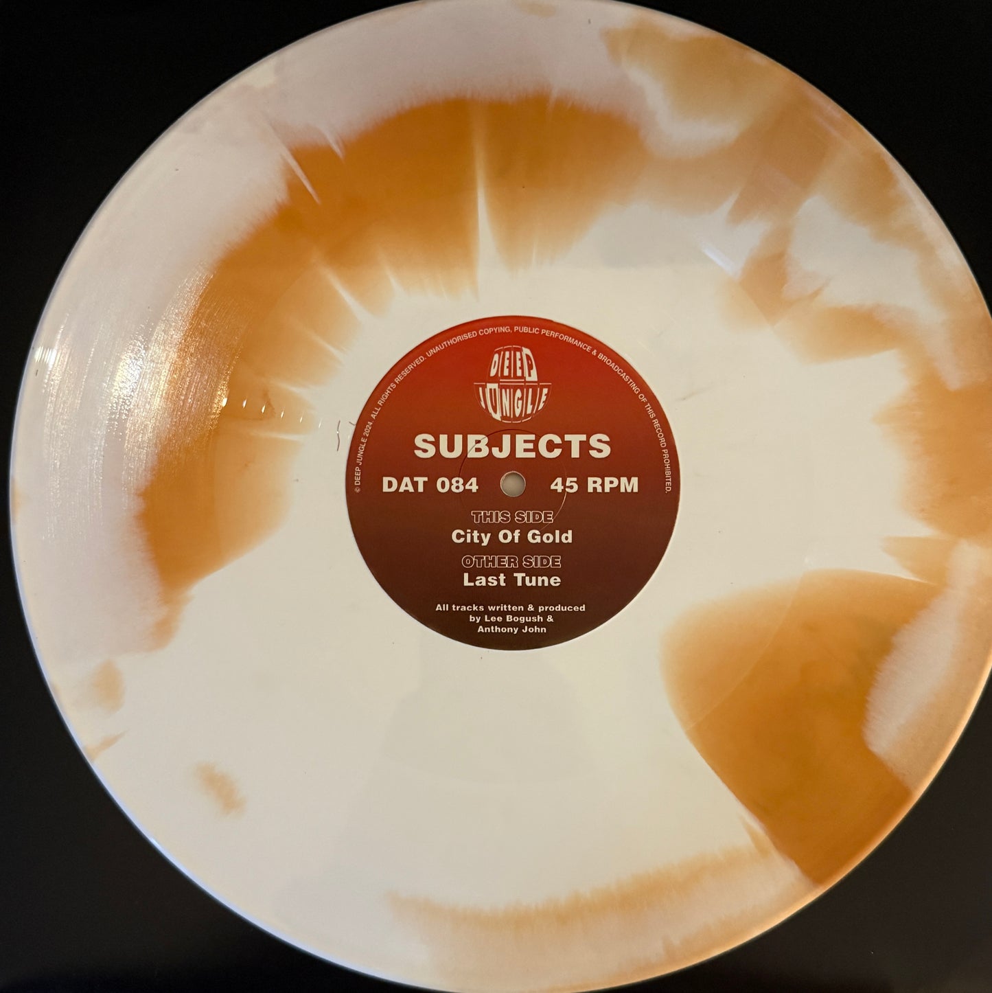 Subjects - Last Tune / City Of Gold (Brown And White Special Vinyl)