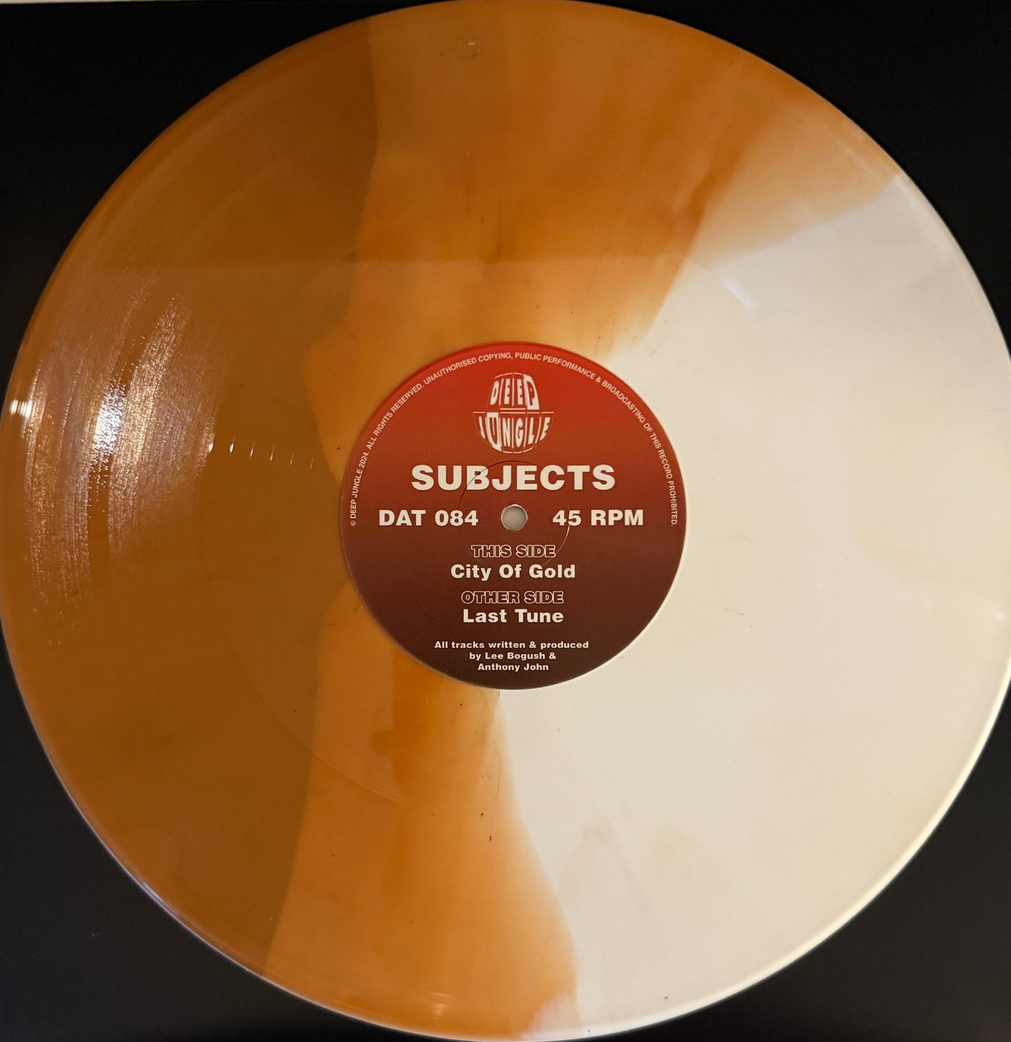 Subjects - Last Tune / City Of Gold (Brown And White Half And Half Special Vinyl)
