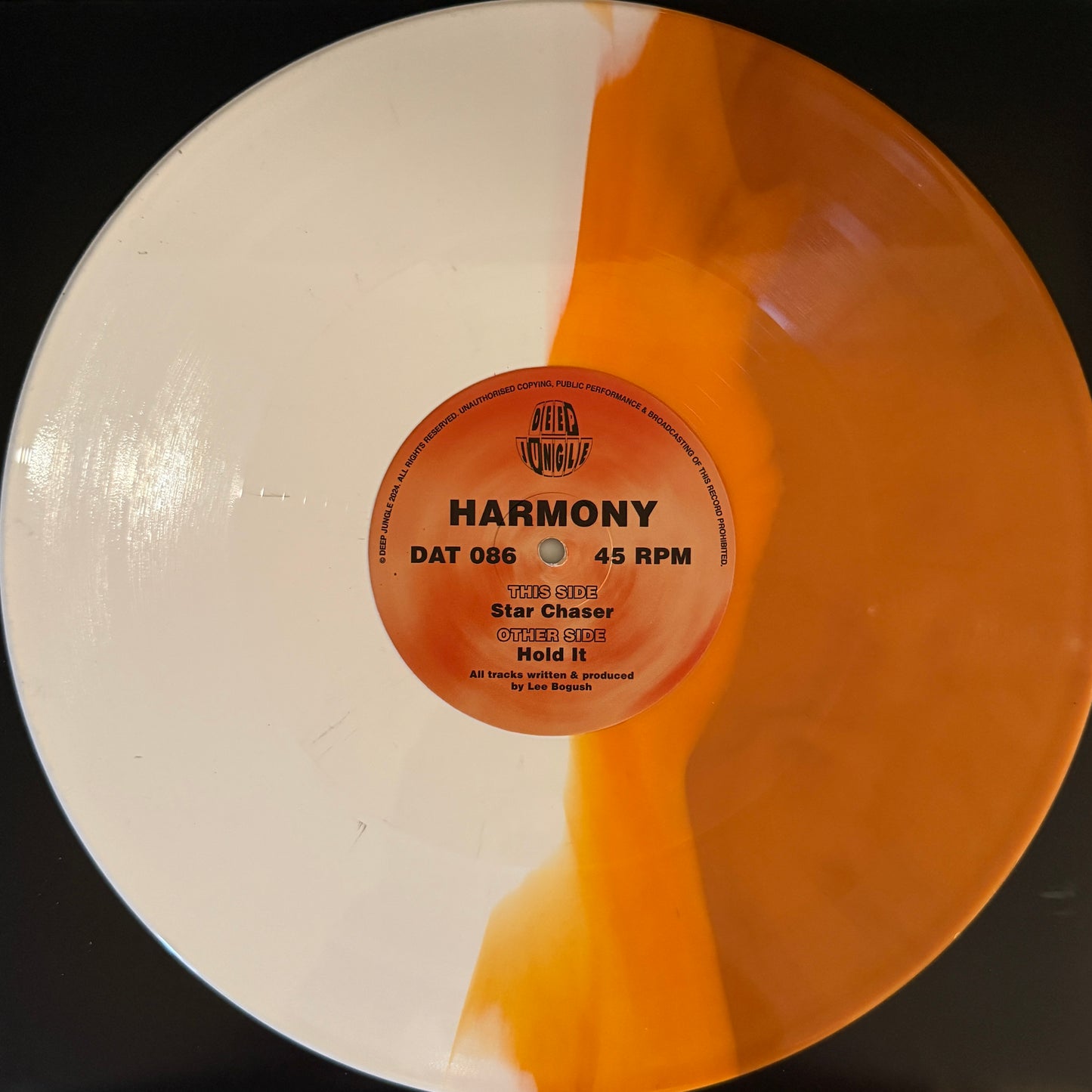 Harmony - Hold It EP (White & Orange Half & Half Special Vinyl)
