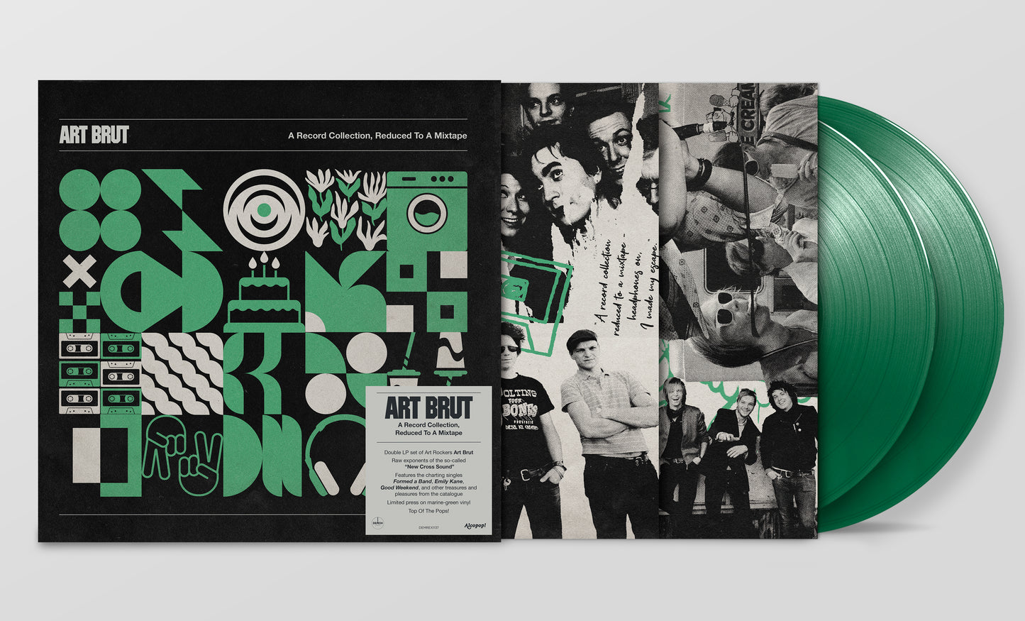 Art Brut - A Record Collection, Reduced To A Mixtape [2LP Green Vinyl]