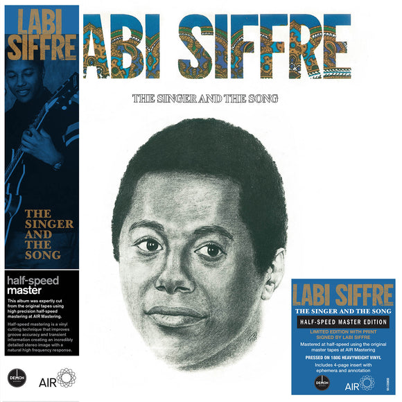 Labi Siffre - The Singer and The Song [half-speed master edition - 180g black vinyl with signed print x 1000]