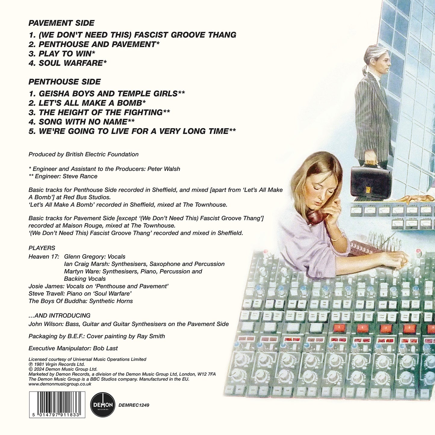 Heaven 17 - Penthouse And Pavement [Half-Speed Master Edition Vinyl]