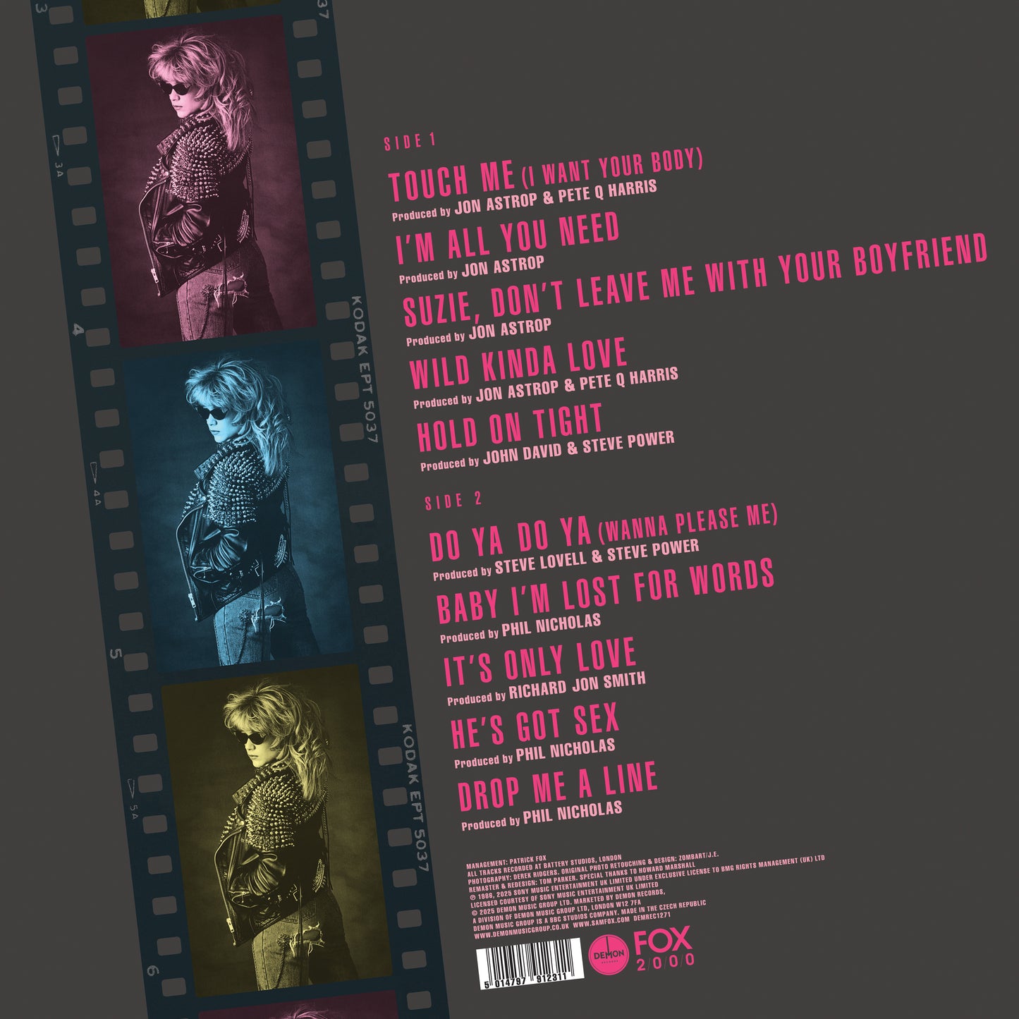 Samantha Fox - Samantha Fox: Touch Me [Black, White & Pink Vinyl]