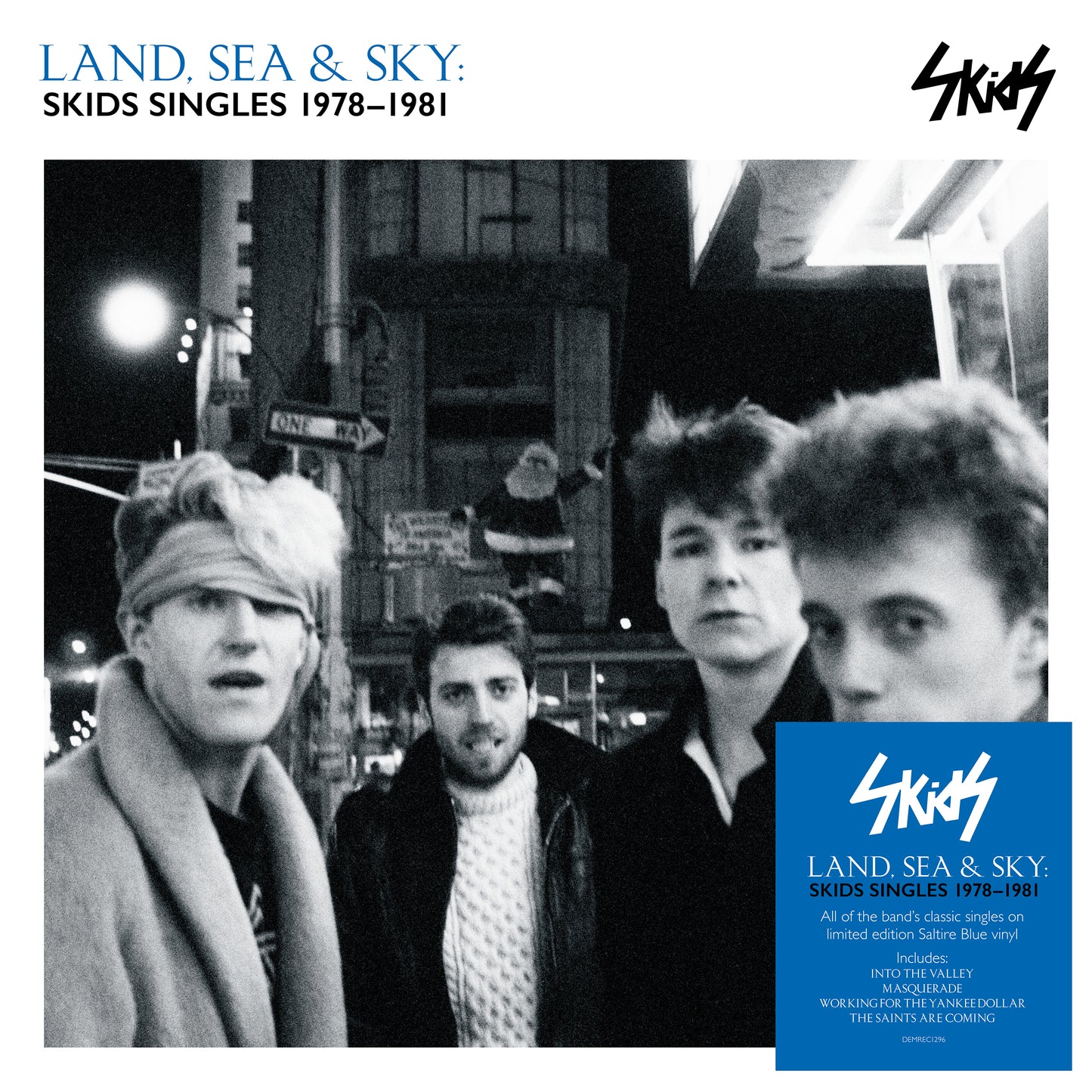 Skids - Land, Sea & Sky - Skids Singles 1978-1981 [Saltire Blue Vinyl]