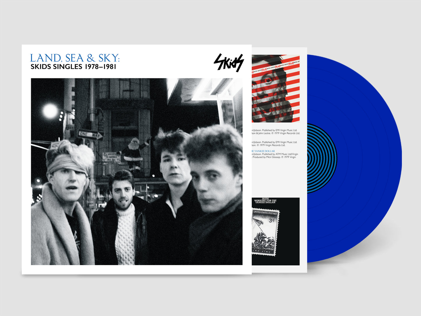 Skids - Land, Sea & Sky - Skids Singles 1978-1981 [Saltire Blue Vinyl]