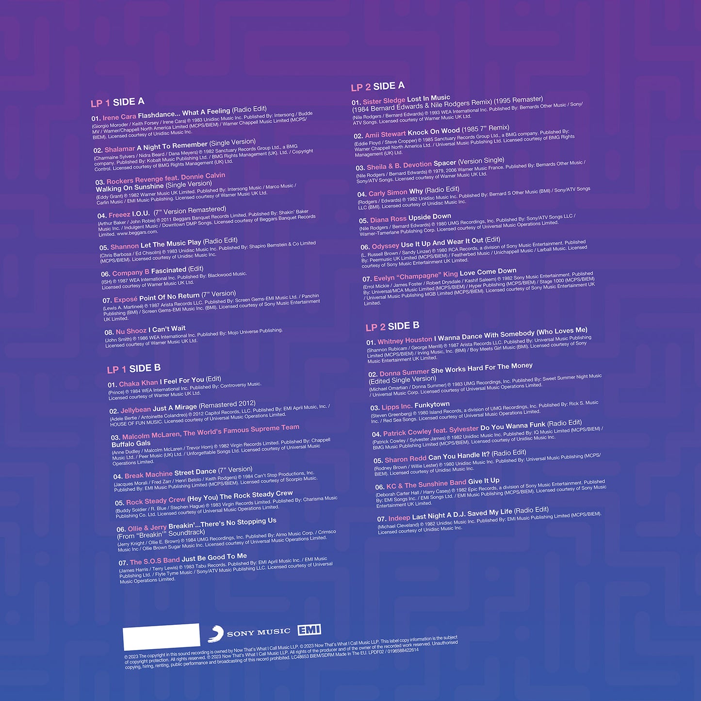 Vaious Artists - NOW That’s What I Call 80s Dancefloor: DISCO & ELECTRO