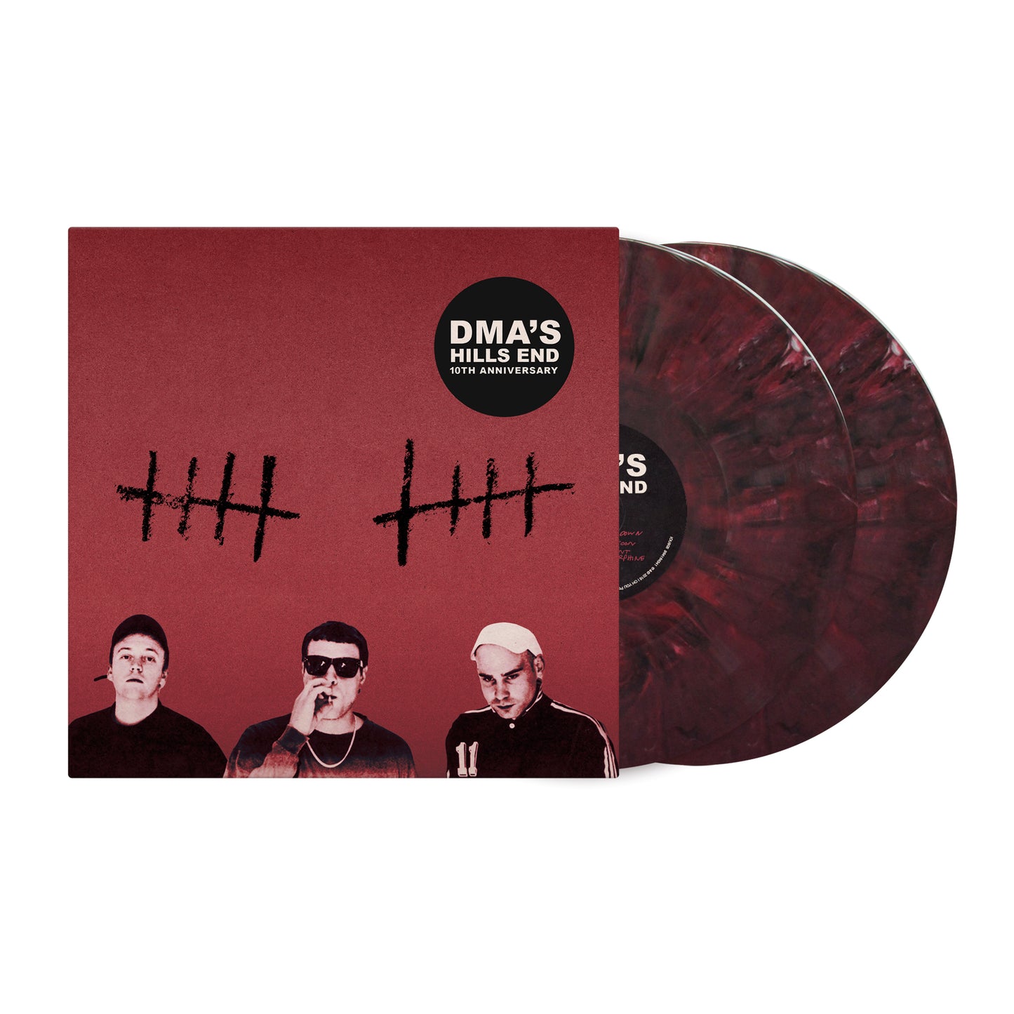 DMA's - All The Hits [Red, black & a hint of white Marble] (ONE PER PERSON)
