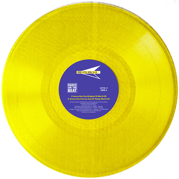 SASH! - ENCORE UNE FOIS [yellow transparent vinyl]