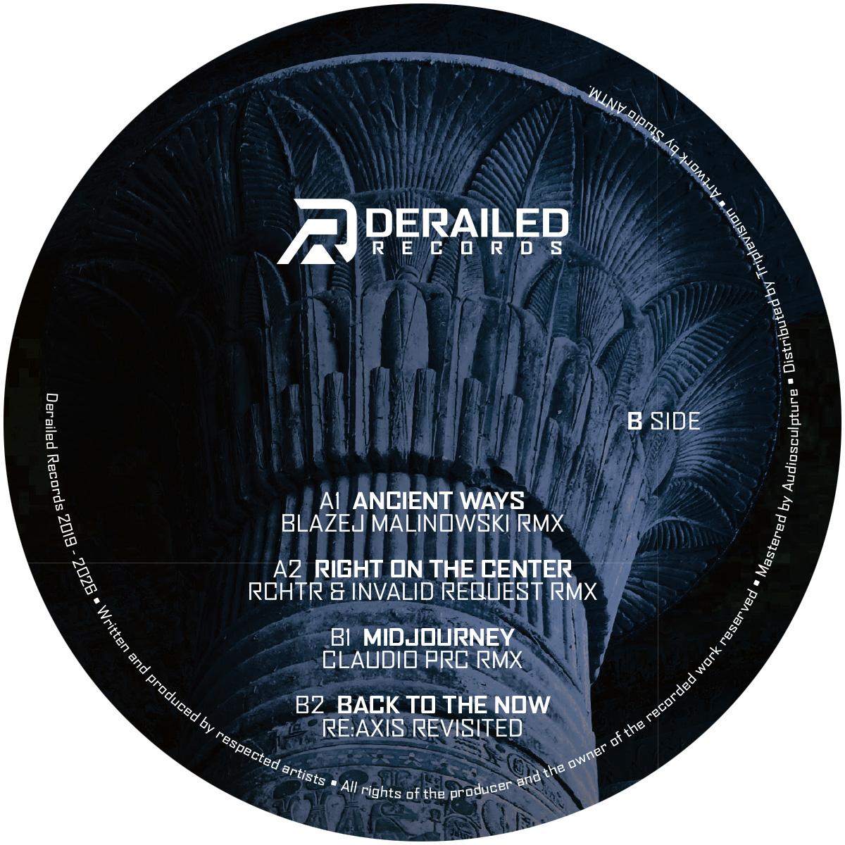 Re:Axis remix Blazej Malinowski / Claudio PRC / RCHTR & Invalid Request - Re:Axis - Ancient Ways [Remix EP] [Slightly Silver Vinyl]
